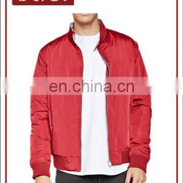 Mens Fashionable Button-Neck Bomber Jacket