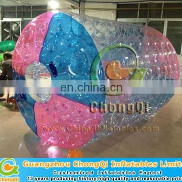 Colorful inflatable water roller ball price