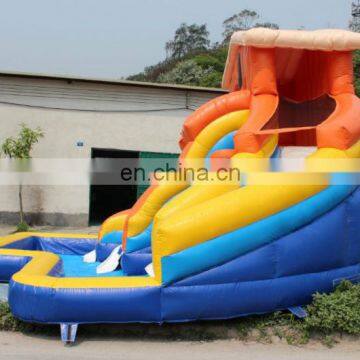 Inflatable water slide for backyard