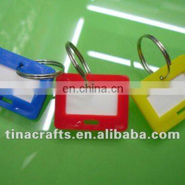 rubber plastic name key tag