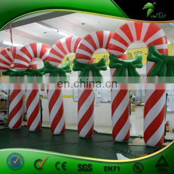 Christmas Parade Decorations Candy Inflatables / Bulk Christmas Inflatable Gifts