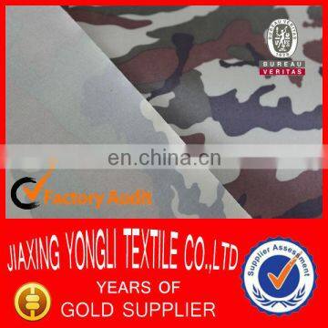 150T-210T CAMO print PVC material for bag