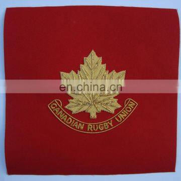 wholesale canada bullion appliques beautiful alphabet embroidery patches