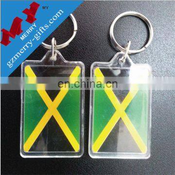 OEM manufacturer cheap clear acrylic keychain