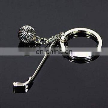 2016 Popular Golf Metal Keychains With Good Quality