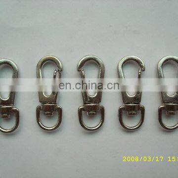 Wholesale metal swivel clasp hooks low price metal small hookd for sling bag