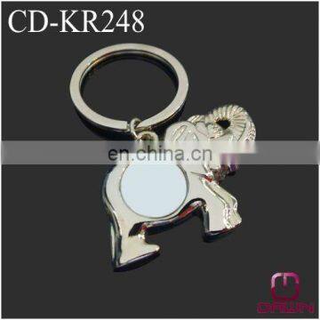 metal animals elephant keychain for logo printed CD-KR248