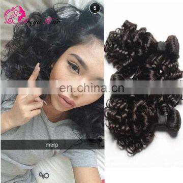 100% Virgin Human Hair Double Drawn Bouncy Curls egypt human hair extension