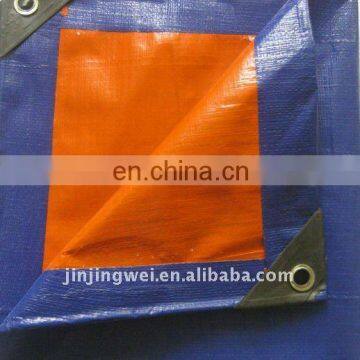 Blue Orange Reinforced Tarp