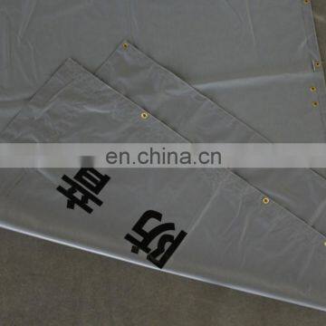 soundproof pvc grey tarpaulin sheet cover roll fireproof safety netting for construction