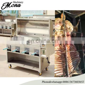 Full automatic Energy efficient lamb roast machine / mutton roaster / chicken and duck roast for sale