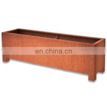 Modern Waterproof Floor Stand Corten Steel Planters