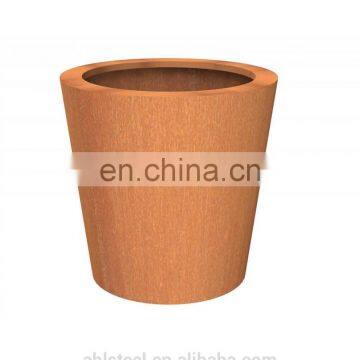 Decorative Chinese Flowerpot Metal Boxes For Storage