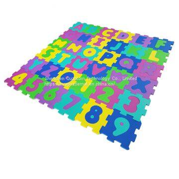 Odorless EVA Alphabets & Numbers Foam Children Play Mat Puzzle