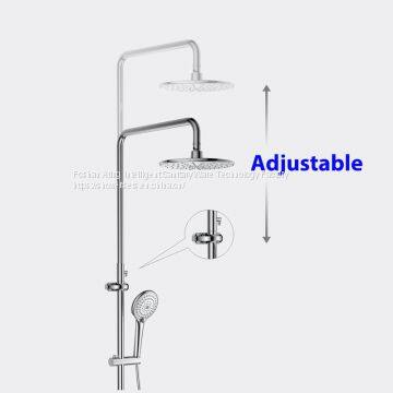 IT-P010 Luxury Bathroom Shower Valves Chrome Colour 3 Functions Shower Column With Bracket photo-4