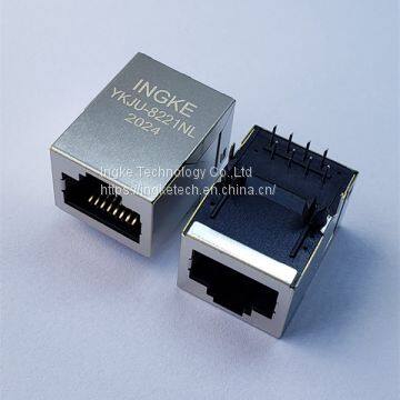 INGKE YKJU-8221NL Direct Substitute 74990100011A 1 Port 100 Base-T Through Hole RJ45 LAN With Transformer