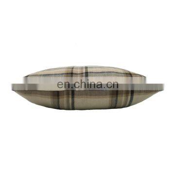 Wholesale Decorative Texture Natural Herringbone Thick Plaid Pillow Cushion Cover for Harvest