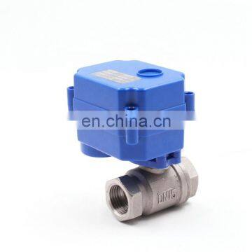 DC3-6V,DC12V,ACDC9-24V Motor Electric Valve Stainless Steel 304 With NSF61 for Water Leakage Detector photo-7