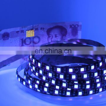 UV Led Strip light 5050 SMD 60leds/m 395-405nm Ultraviolet Ray LED Diode Ribbon Purple Flexible Tape lamp