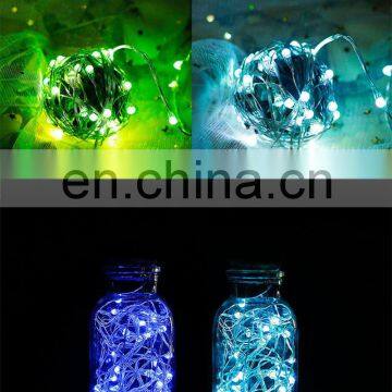 New Fairy Garland RGB 16 Colors Changing Led String Light 5m Battery Remote Control Christmas Outdoor Decor Party Wedding Lights photo-5