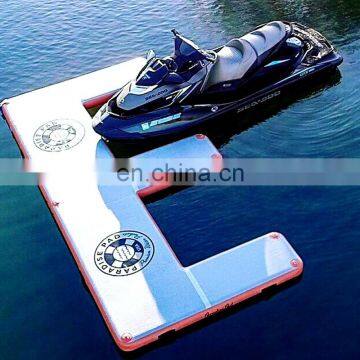 Customized inflatable jet ski dock seabob dock inflatable platform dock