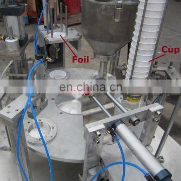 Shanghai Machinery Automatic Rotary Ice Cream Cup Filling and Sealing Sealer Machine photo-3