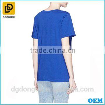 2016 Hot Sale Trendy Lady T Shirt Classic Cotton Women T Shirt photo-2