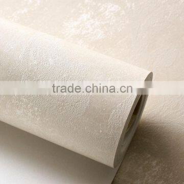 European Simple Buttercup Sweet Potato Leaves Plain Non-woven Shop for Retro Living Room Bedroom TV Background Green -3d Wall