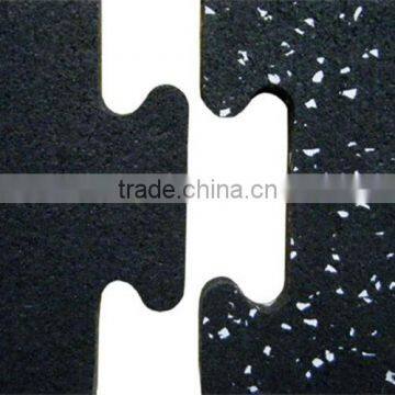 Puzzle rubber floor/Interlocking floor