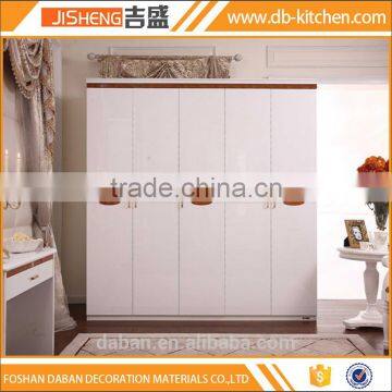 Multifunction assembled high gloss laminate bedroom wardrobe cupboard