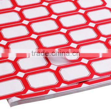 SINMARK 29.7cm*21.0 cm A4 Red Grid Removable Sticker Paper photo-2