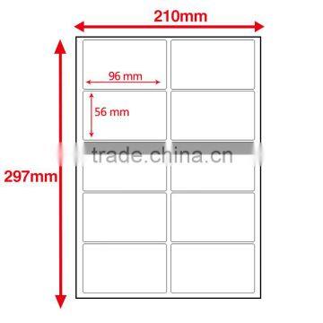 SINMARK Matte Surface 96mm*56mm a4 Paper Barcode Sticker photo-2