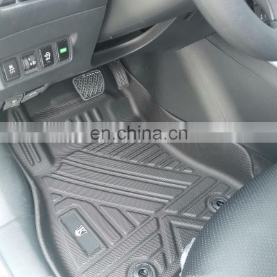 Seamless fit  waterproof 3D TPE car floor mat  supply for Lannia 2016-2020