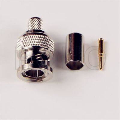 Female Plug Straight RF Coaxial BNC Connector for Rg58 59 6 11 Cable photo-4