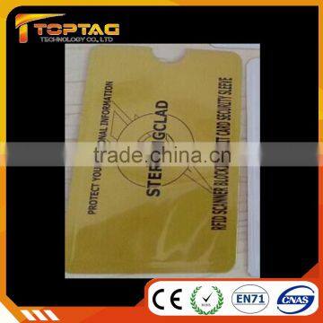 2016 Amazon Protecting Aluminum Foil Material RFID Blocking Passport Sleeve photo-2