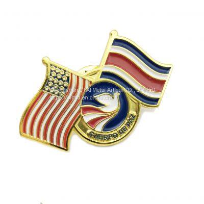 Metal Emblem Custom Logo Badge Custom Enterprise Annual Meeting School Emblem Brooch Custom Commemorative Medal photo-3