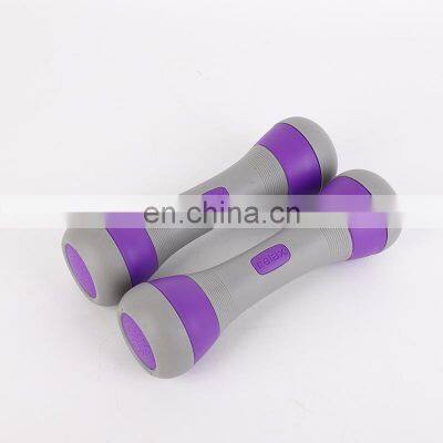 Wholesale Spot Hot Selling Household Women Plastic Dumbbell Non Slip Adjustable Dumbbell Set For Fitness Equipment