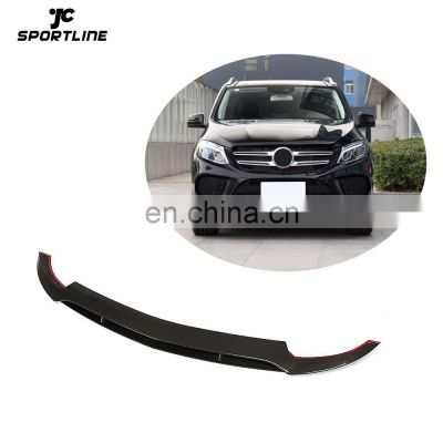 Carbon Fiber GLE43 Front Bumper Lip for Mercedes-benz GLE300d GLE350 GLE350d GLE550 GLE43 AMG 2015-2019