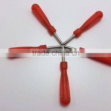 red colour easy to use valve core screwdriver