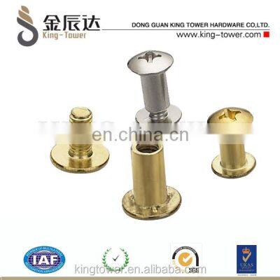 beautiful male and female screws can be gold-plated and silver plated and can be used in clothes, shoes and so on