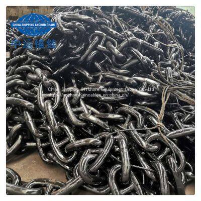 62mm marine studlink anchor chain studless anchor chain factory