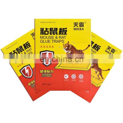 Factory Direct Sell High Quality Competitive Price Strong Mouse Rats Glue Traps Mice Catcher Glue Pad 3 Years Guarantee