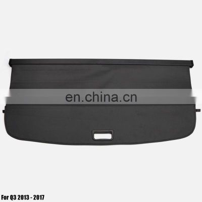 Black Trunk Shade Rear Boot Cargo Cover Security Shield for Q3 2013 - 2017