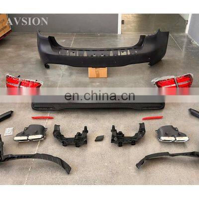 Automotive Parts Performance GLS63 X166 GL Car Bumpers for Mercedes Benz GL X166 2012-2015 Year Upgrade GLS63 AMG Model