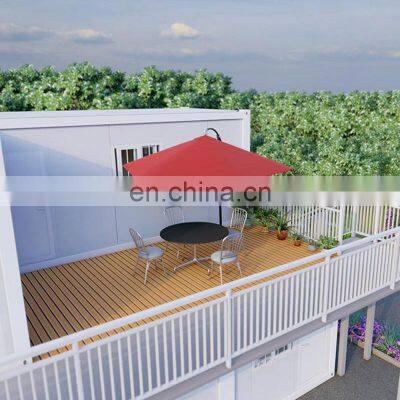 China Cheap 4 Bedroom 2 Story Prefab Light Steel Luxury Glass Quick Kit South Africa Prefab Homes House for Sale photo-2