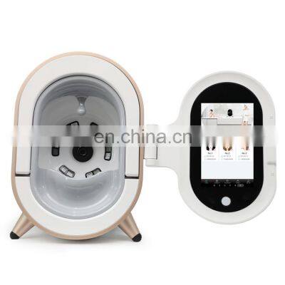 3D facial analysis Smart Skin analyzer face  skin test analyzer face problem analysis diagnosis beauty machine