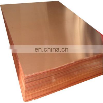 Factory Directly Sale Customized Thickness 4x8 Copper Sheet