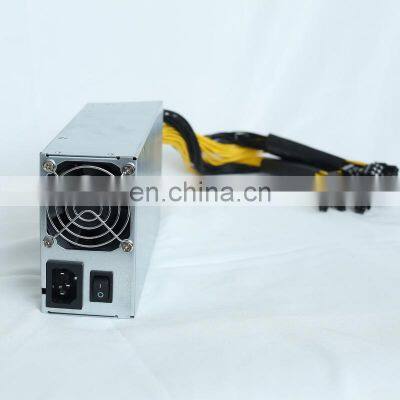 Factory Price 2000w 2400w 180v-240v Power Supply Input 10x6pin High Efficiency For Atx Machine