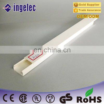 2M 76X16mm White PVC Good Insulation The Round Type Solid Wring Duct, 0.75mm/1.3mm/1.5mm/2.4mmthickness Cable Trunking photo-3