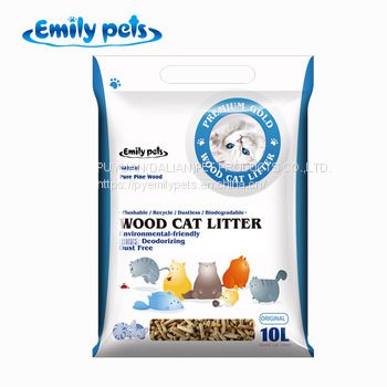 Outstanding Fast Water Absorption Feature Natural Pine Wood Cat Litter From Emily Pets